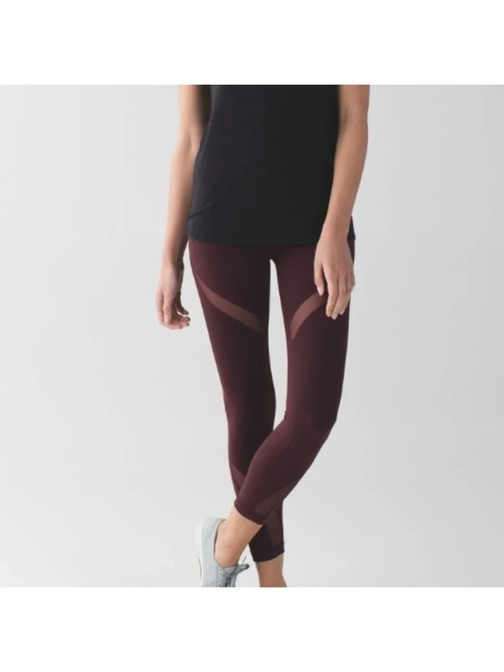 Lululemon High Times Pant (Wrap Mesh) Bordeaux Drama